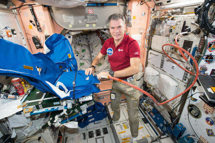 Nespoli na Estação Espacial Internacional