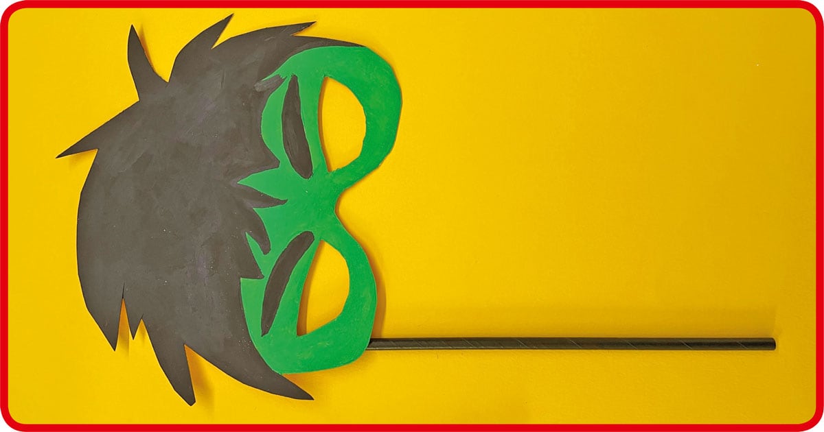máscara de carnaval do hulk