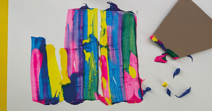brincar com as cores