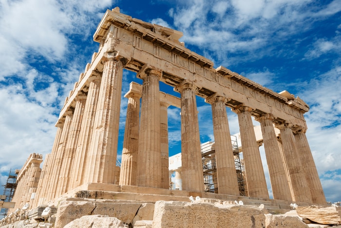 O Partenon em Atenas